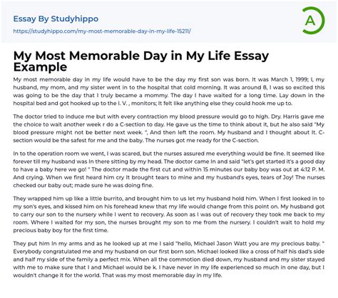 The Most Memorable Moments: Reflecting on the Best Time of My Life - A Captivating Essay